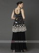 Black Sharara Suit With Dupatta